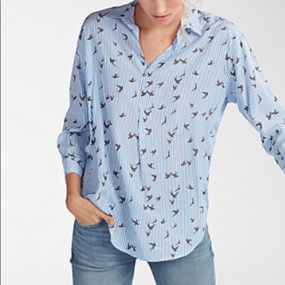 Express portofino bird tunic